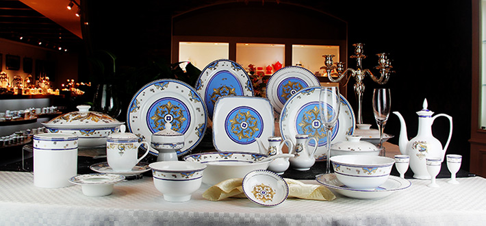 111头中餐具富贵鸟